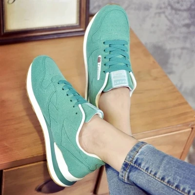 2016 Fall brand casual shoes Zapatillas female comfortable wild breathable students thick bottomed lace women s