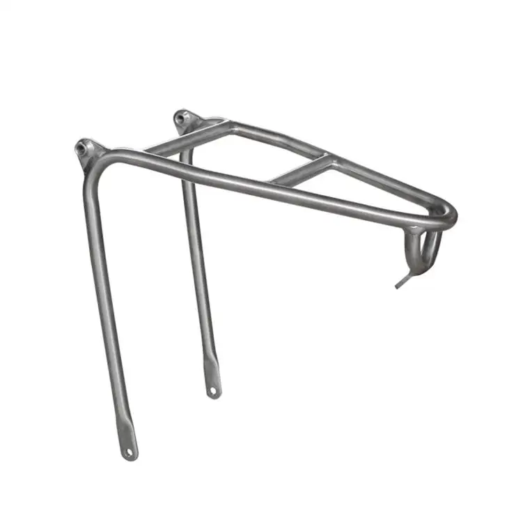 Ti color rear rack Титановая задняя стойка бромпонов, SEMA, супер светильник, вес 172 г, для велосипеда, титан, Easywheel, высокое качество,, Foloding Bike - Цвет: Ti color rear rack