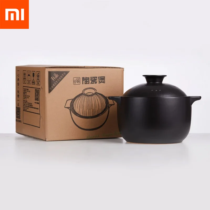 Xiaomi Mijia 4L большой емкости керамической эмалью из австралийского Spodumene приготовления различных типов стиля вкусной еды