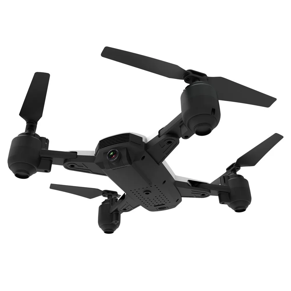 Sh1W Дрон x pro 5G селфи wifi FPV gps с 1080 P HD камерой складной мигающий RC Квадрокоптер 5,13 - Цвет: SCY90402106BK
