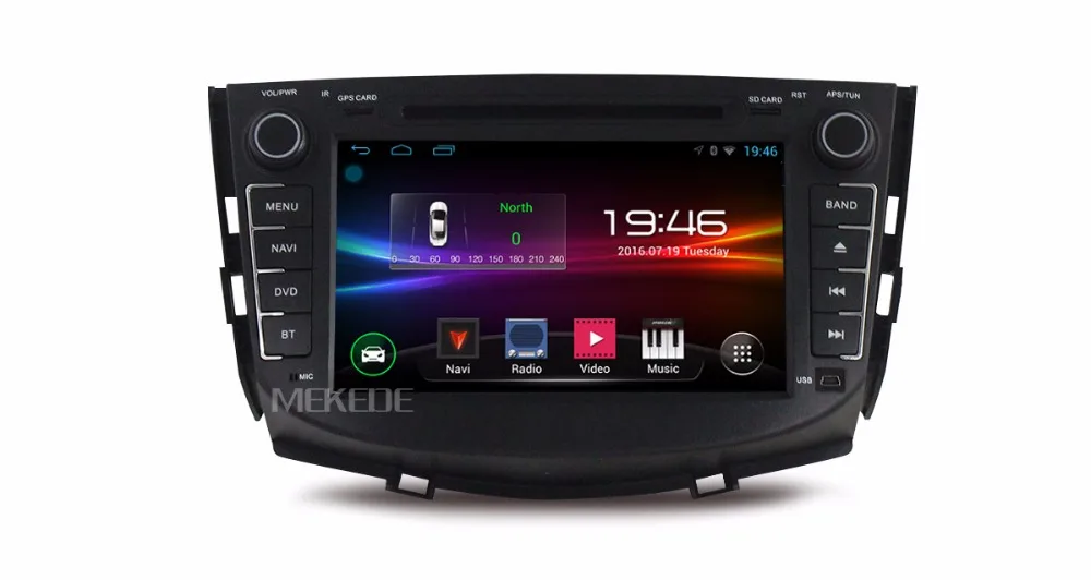 Discount Quad Core Android Car radio stereo DVD Player For LIFAN X60 With GPS Car Video radio WIFI bluetooth 8