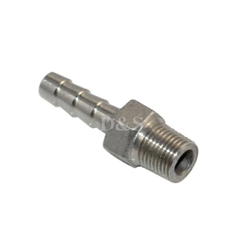 Pipe Fittings Stainless Steel Barb Hose Fitting Connector 15mm Barbed x G1/2 Male Pipe 3pcs 