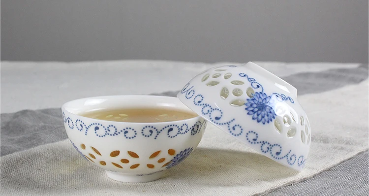 Exquisite Tea Set Bone China,Kung fu tea set for puer tea,Travel Ceramic Tea Set,One teapot 150ml & Two cups