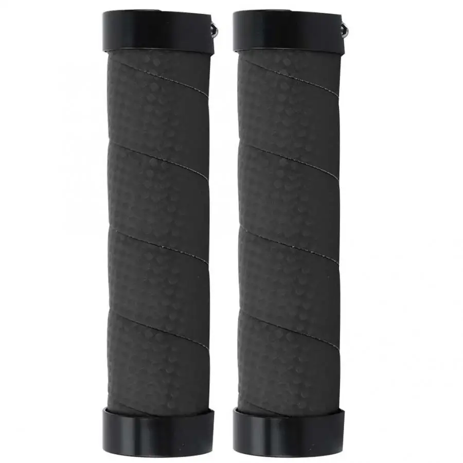 1 Pair Bicycle Grips Soft Anti-Shock Non-slip Sponge Bicycle Handle Grip Mountain Bike Handlebar Grip Bicycle Parts - Цвет: E