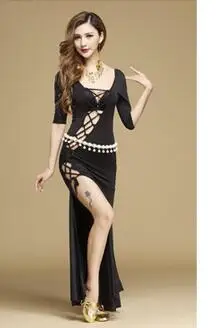 

1set/lot woman belly dancing set milk silk hollow out sexy belly dancing clothing 3colors free size
