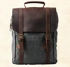 Fashion Male Backpack Leather military Canvas backpack Men backpack women school backpack school bag bagpack rucksack mochila