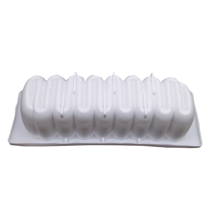 White 3D формы силиконовые для выпечки муссов плесень торт выпечки Diy Желе запеканка, Маффин форма для десерта инструмент для кондитерских изделий, тортов - Цвет: White