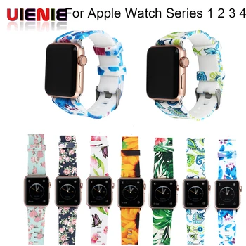 

Sport Silicone Band Strap For Apple Watch 4 42mm 44mm Bracelet Wrist Band Watch Watchband For iwatch 3/2/1 38mm 40mm Accessories