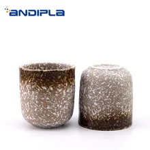 175 мл японский стиль грубая керамика чайная чашка ручной работы винтажные чашки/мастер Саке чашки маленькие чайные чаши домашняя посуда для напитков чайная посуда Декор