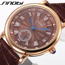 SINOBI Designer Casual Sport Quartz Watches Mens Watches Brand Luxury Watch Men Business Wristwatch Clock Male Reloj Hombre L20