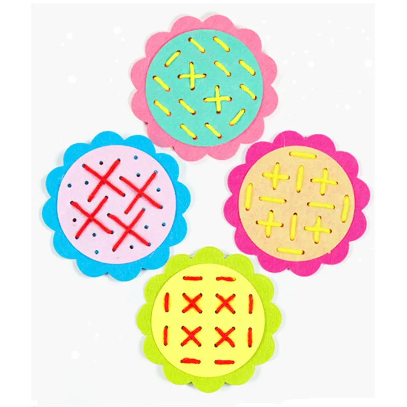 Teaching Kindergarten Manual DIY Weave Cloth Baby Early Learning Education Toys Montessori Idea Education
