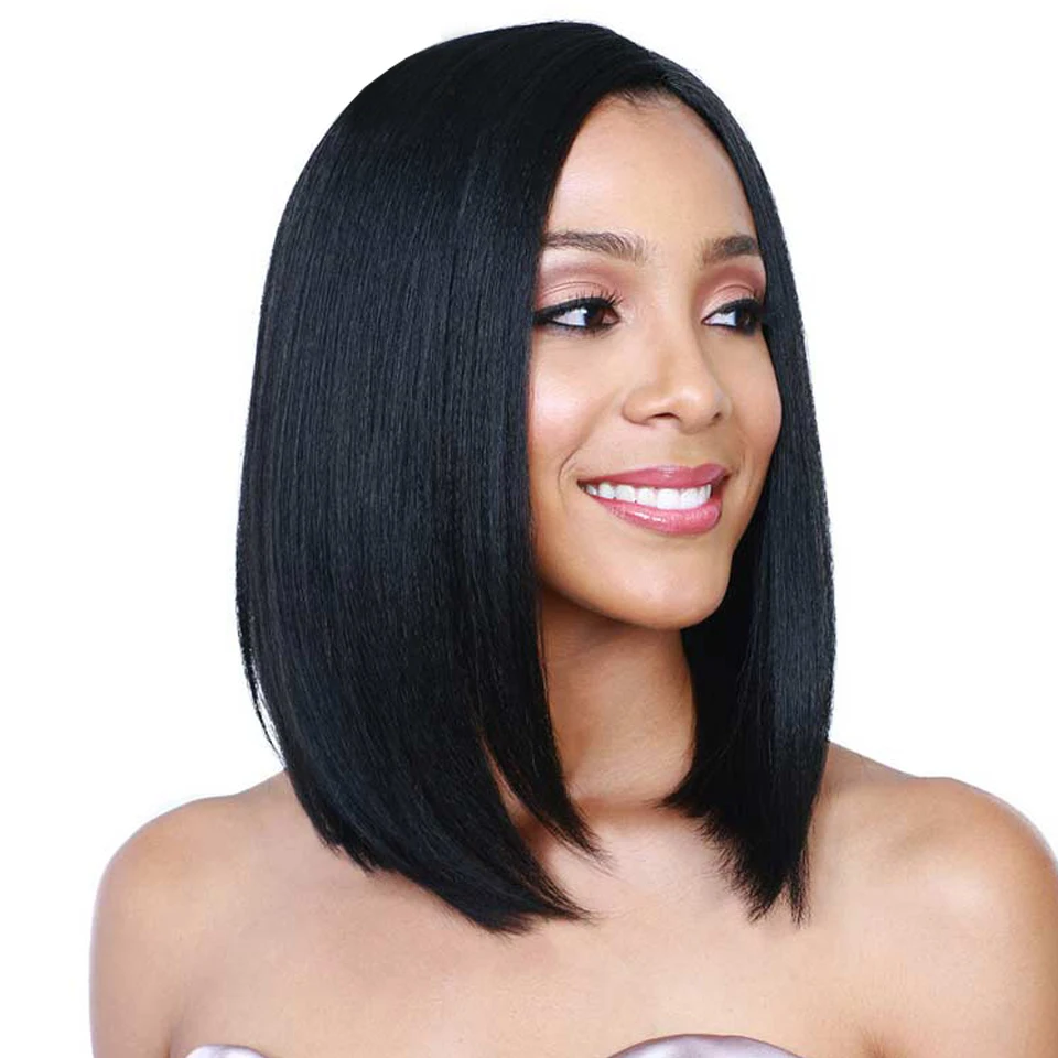 14'' Short Black Bob Wig Cheap Short Synthetic Wigs For Black Women ... 14'' Short Black Bob Wig Cheap Short Synthetic Wigs For Black Women ...