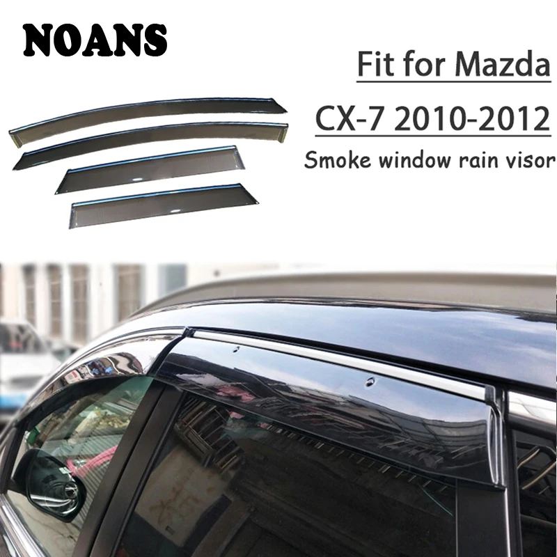 NOANS 4 шт. для Mazda CX-7 2012 2011 2010 аксессуары авто Windows солнцезащитный козырек Двери Щита отделка