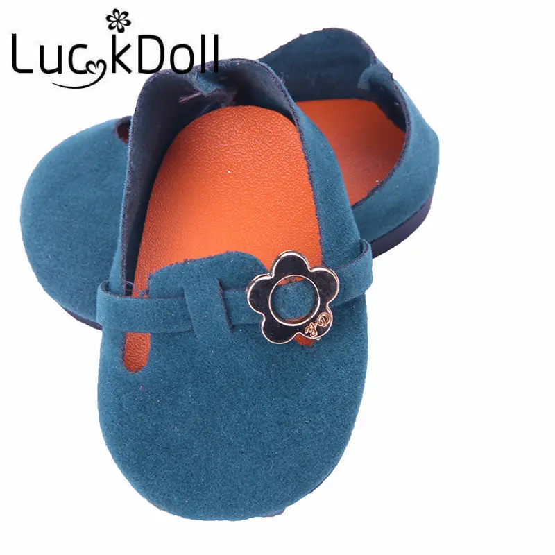 LUCKDOLL/однотонная Симпатичная модная обувь, 18 дюймов, американские и 43 см, Детские аксессуары для кукол, игрушки для девочек, поколение, подарок - Цвет: N742