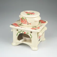 Сливы Цветок аромалампы и ароматерапия эфирное курильница украшения подсвечник свадебный подарок SK096