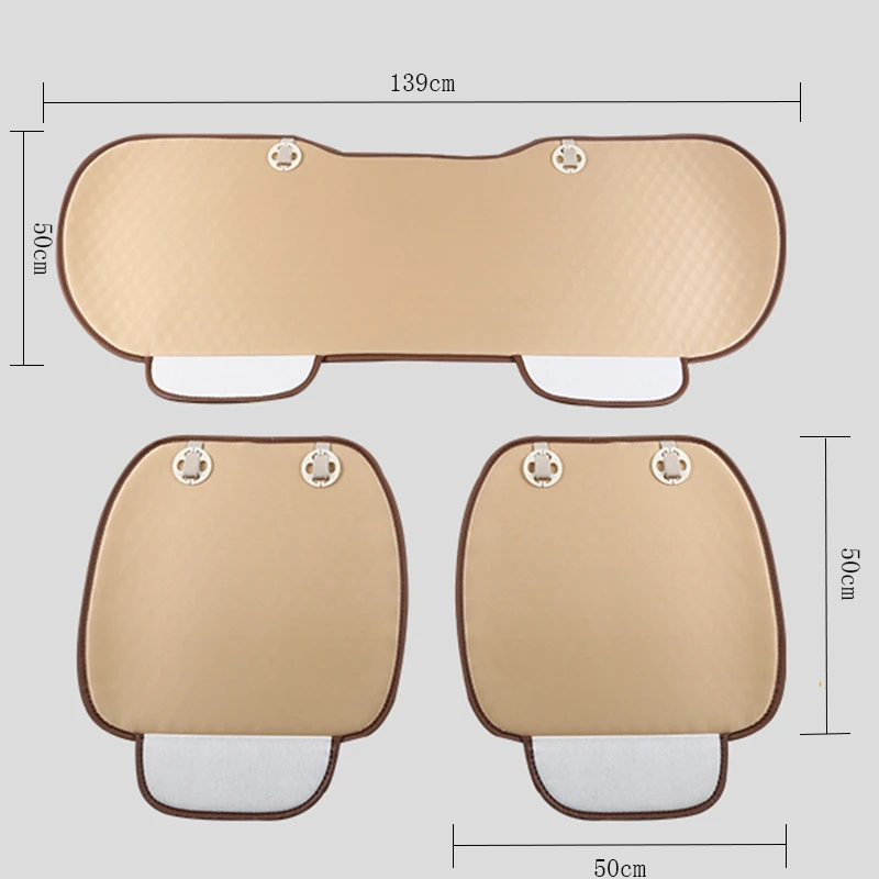 Чехол для автомобильного сиденья из искусственной кожи Подходит для 99% автомобилей, четыре сезона, универсальные удобные и дышащие автомобильные аксессуары