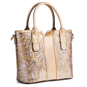

New Fashion Alligator Women Handbags Flower Patent Leather Ladies Shoulder Bags Female Girl Brand Luxury Design Crossbody Bag