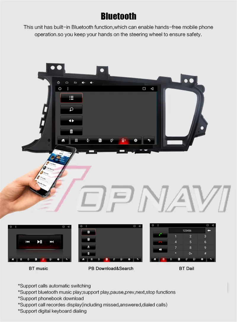 head device For KIA K5 2014