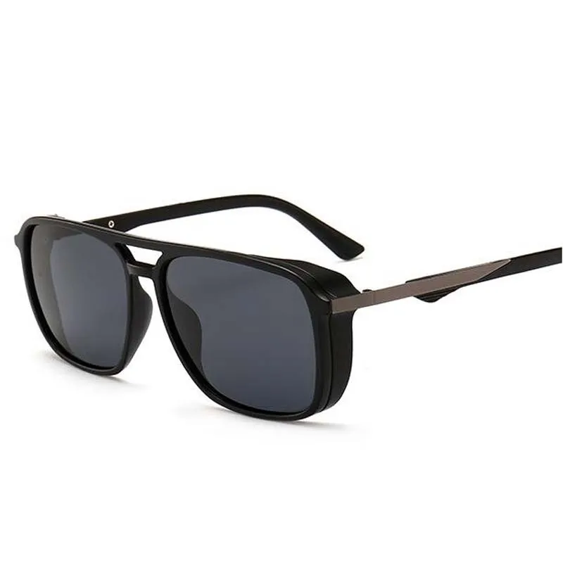 

Polarized Sunglasses MenFashion Shades UV400 Metal Frame Square Sun Glasses Brand Designer Goggles Oculos