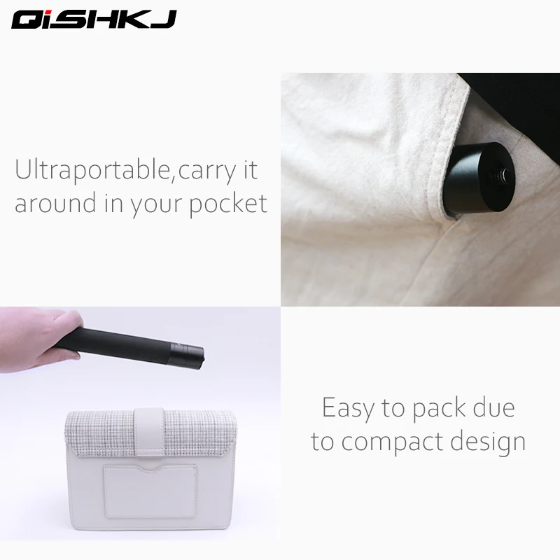 Удлинитель для OSMO Mobile 2 Zhiyun Smooth Q 4 DJI OSMO Action GOPRO OSMO Pocket Insta 360 One X палка аксессуары
