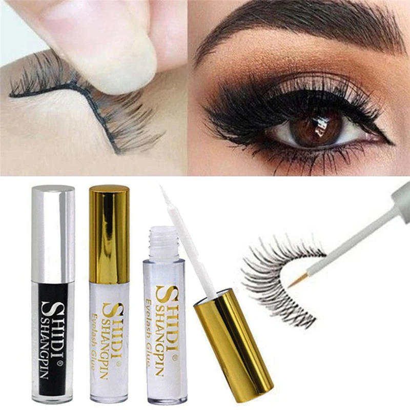 

Eyelash Glue 5ML Lash Glue Clear Black Adhesive Eye Lashes Glues Mink False Eyelashes Glues Cosmetic Tools
