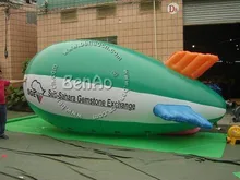 AO057Gratis Verzending 4 m reclame hang opblaasbare luchtschip opblaasbare blimp voor koop ontwerp