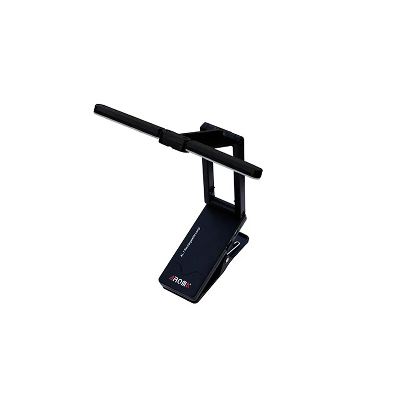 AROMA Clip-On Rechargeable Music Stand Light Suitable for All Sizes of Music Stands LED Stage Light Universal Compact Portable