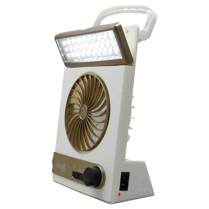 

Multi-function Portable Mini Fan Eye Care LED Table Lamp Flashlight Solar Light Desk Lamp for Home Camping (Champagne Gold)
