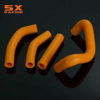 

Motorcycle Orange Water Pipe Silicone Radiator Coolant Hose For KTM SX50 SX 50 2009 2010 2011 09-11 Dirt Bike OFF Road