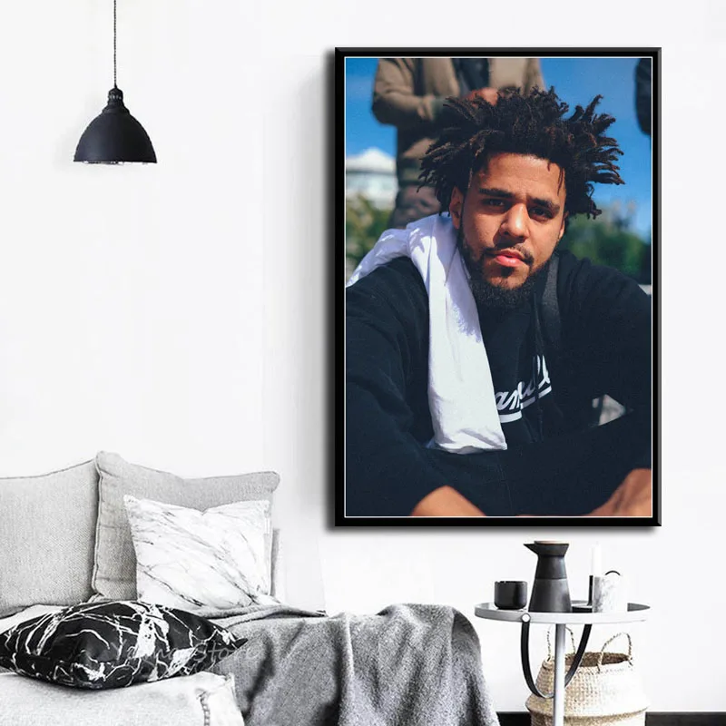 S957 J Cole рэп хип хоп музыкальный певец рэпер звезда настенная живопись Печать На