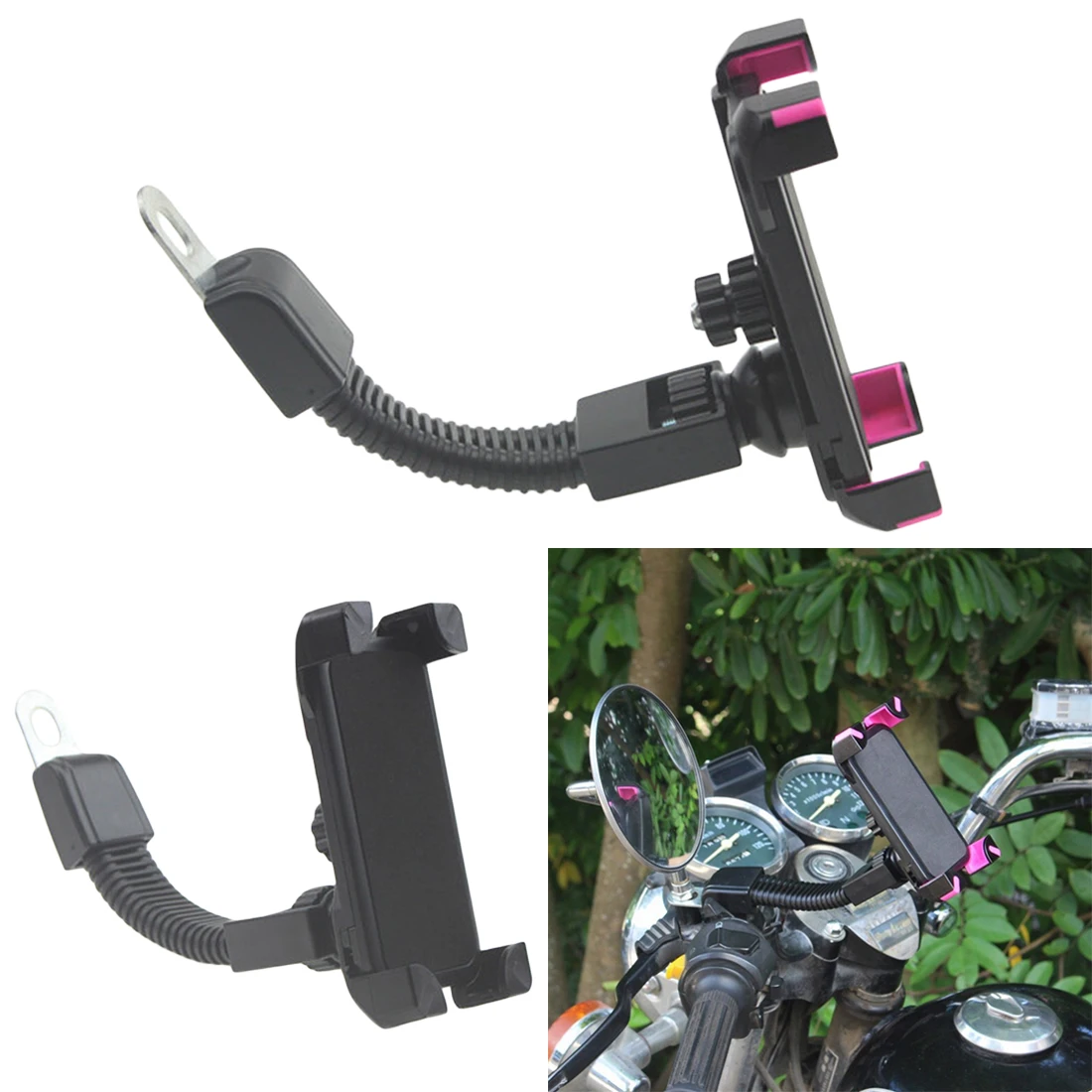  Neue Universal Bike Motorrad Telefon Halter Fahrrad MTB Telefon Stehen GPS Navigation Halterung Bik