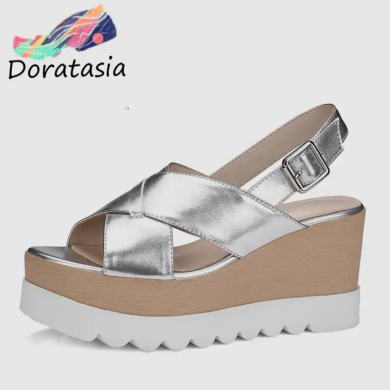 DoraTasia 2018 Summer Brand Cow Leather Women Mules Leather DoraTasia 2018 Summer Brand Cow Leather Women Mules Leather