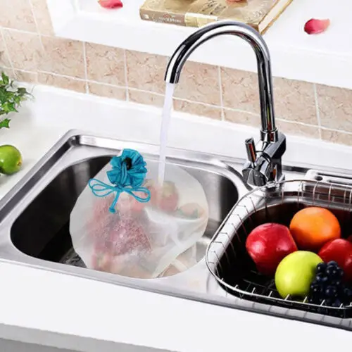 Reusable Freezer Food Drawstring Storage Produce Ziplock Bags Mesh Tea Bag Grocery Fruit Vegetable Storage Bag Reusable Freezer Food Drawstring Storage Produce Ziplock Bags Mesh Tea Bag Grocery Fruit Vegetable Storage Bag