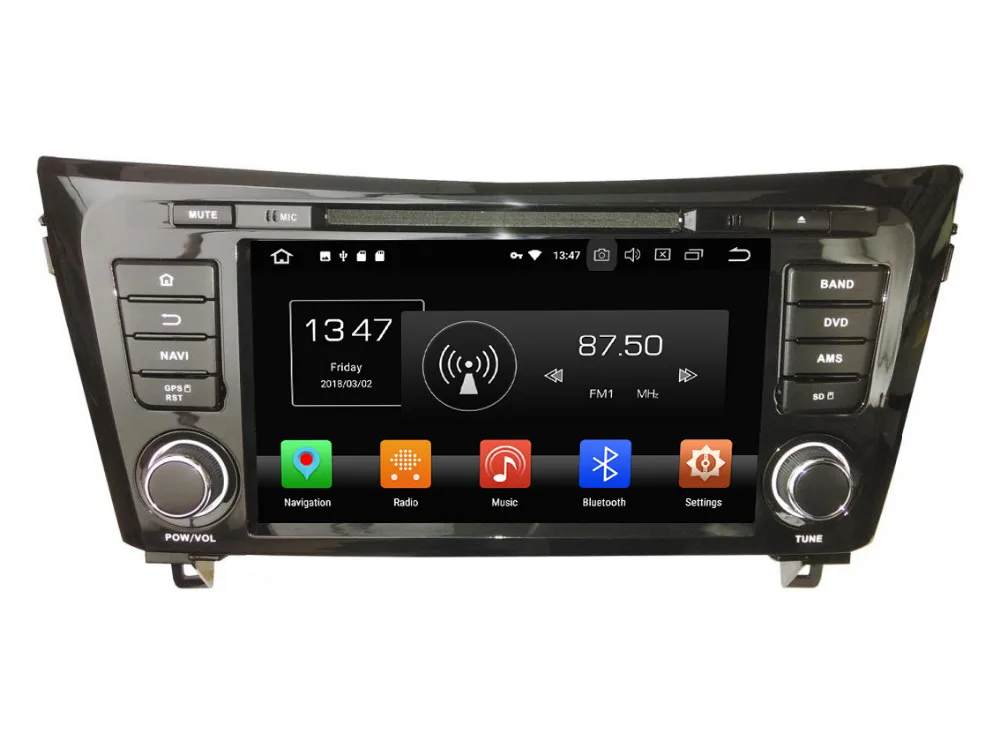 8 дюймов Octa Core, 4G, Оперативная память Android 8,0 автомобильный DVD gps плеер для Nissan X-Trail X Trail Qashqai 2012 2013 Авто Радио стерео