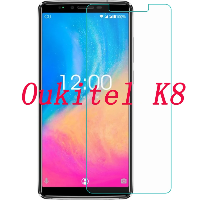 Закаленное стекло 2.5D для Oukitel K8 защитная пленка 9H Взрывозащищенная ЖК экрана K8|Защитные стёкла и плёнки| |