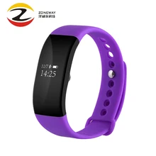 2 шт. V66 Bluetooth Smart Браслет монитор сердечного ритма IP68 Водонепроницаемый Смарт Браслет для iphone 6S 7 для телефона Android