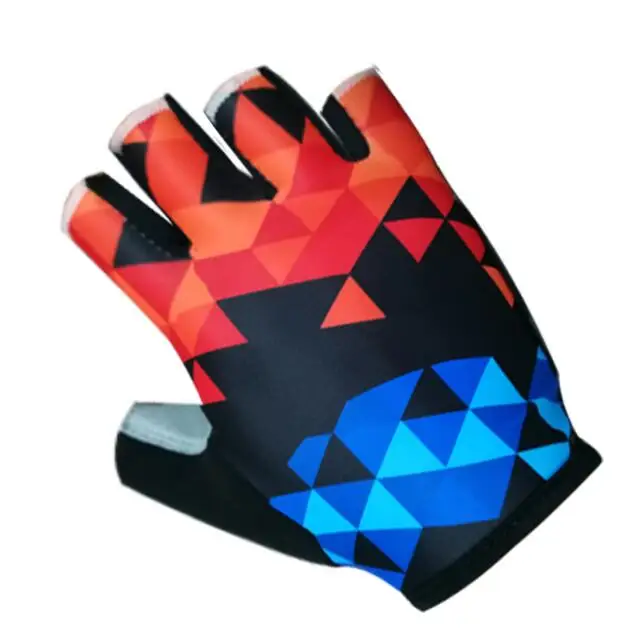 Горячие летние велосипедные перчатки гель Половина пальца ударопрочный спортивные перчатки для спортзала MTB горный велосипед перчатки для мужчин/wo мужчин Antil-skip - Цвет: 10