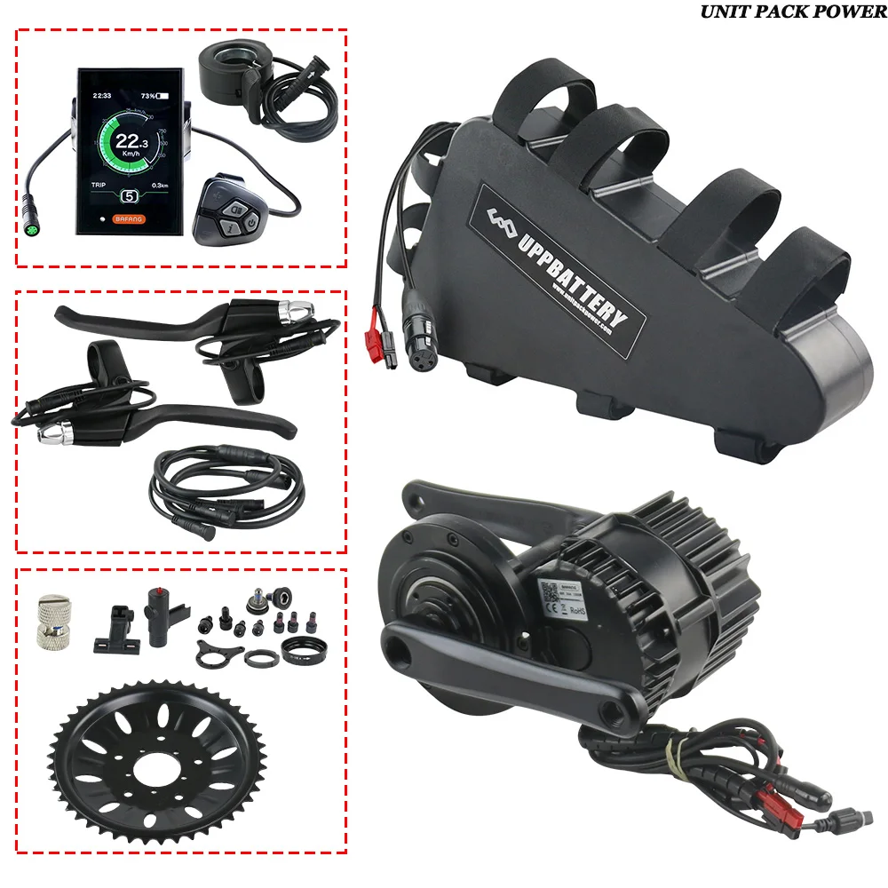 Discount 1000W BBSHD Bafang Motor Kits including Battery 52V 20Ah Build 1000W EBike Convert 1