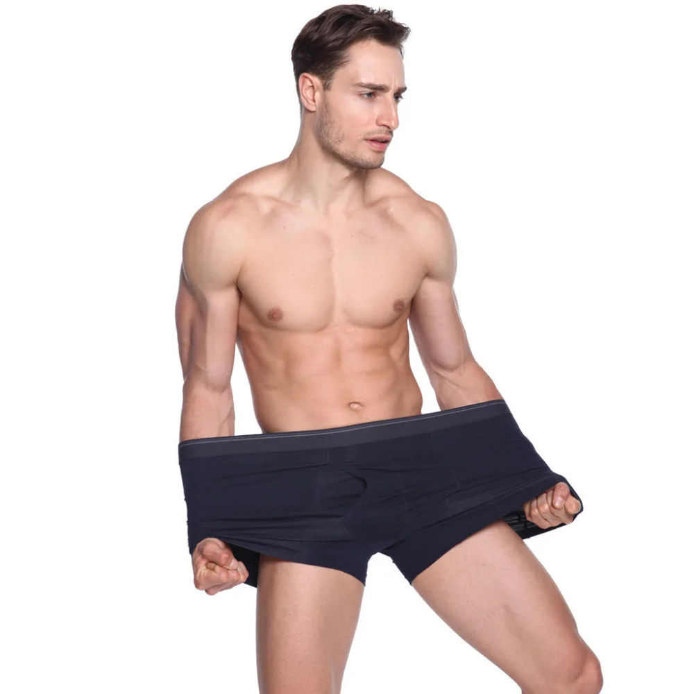 Men's Underwear Hot Sexy Opening Stitching Breathable Men's Boxer Panties Fashion Plus size Comfortable 100% Cotton Underwear * Men's Underwear Hot Sexy Opening Stitching Breathable Men's Boxer Panties Fashion Plus size Comfortable 100% Cotton Underwear *