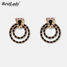 Best lady ZA Модные Разноцветные серьги-гвоздики для женщин богемные Свадебные вечерние металлические трендовые блестящие Рождественский подарок Лидер продаж