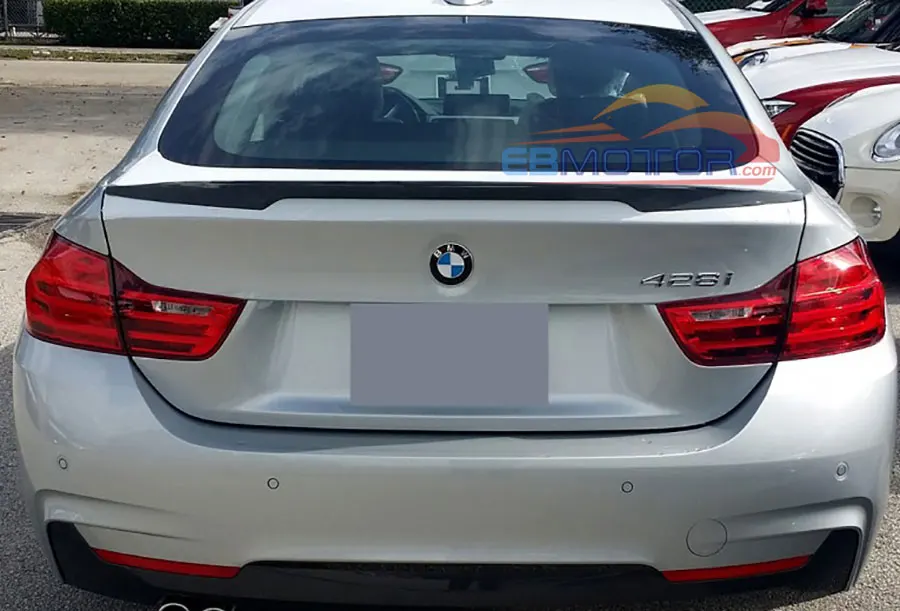 M PERFORMANCE TYPE REAL CARBON FIBER REAR SPOILER FOR BMW 4 SERIES 4DOOR F36  SPOILER  B249