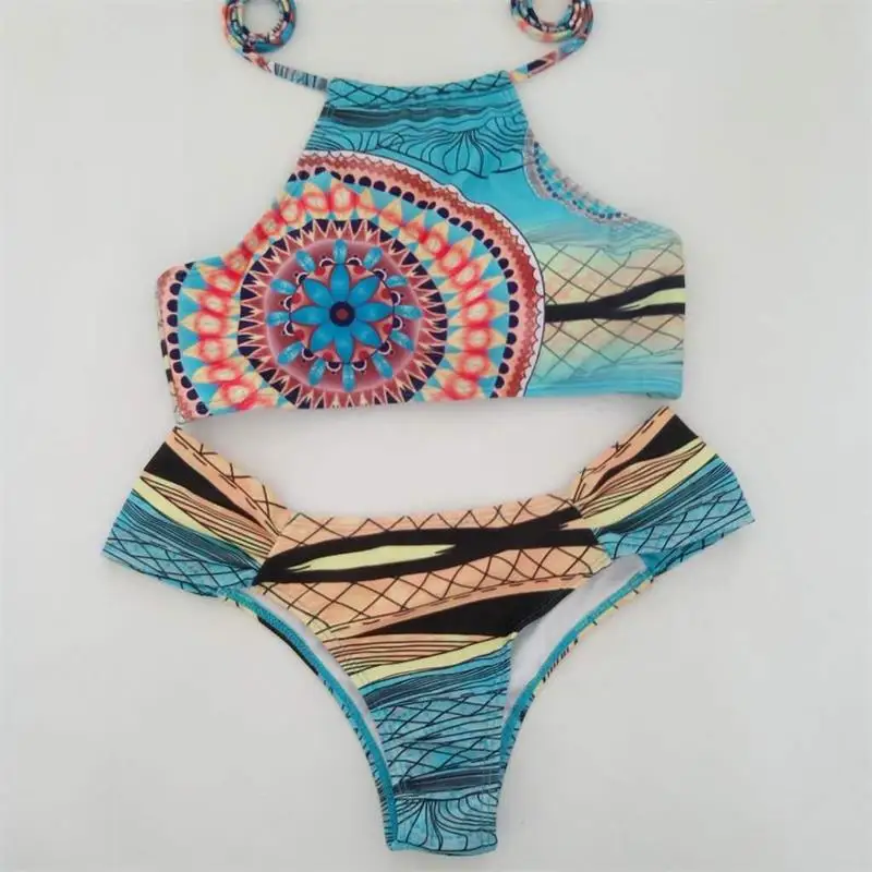 New Popular Sexy Women Swimwear Quality Bikini Set Lady Strappy Female