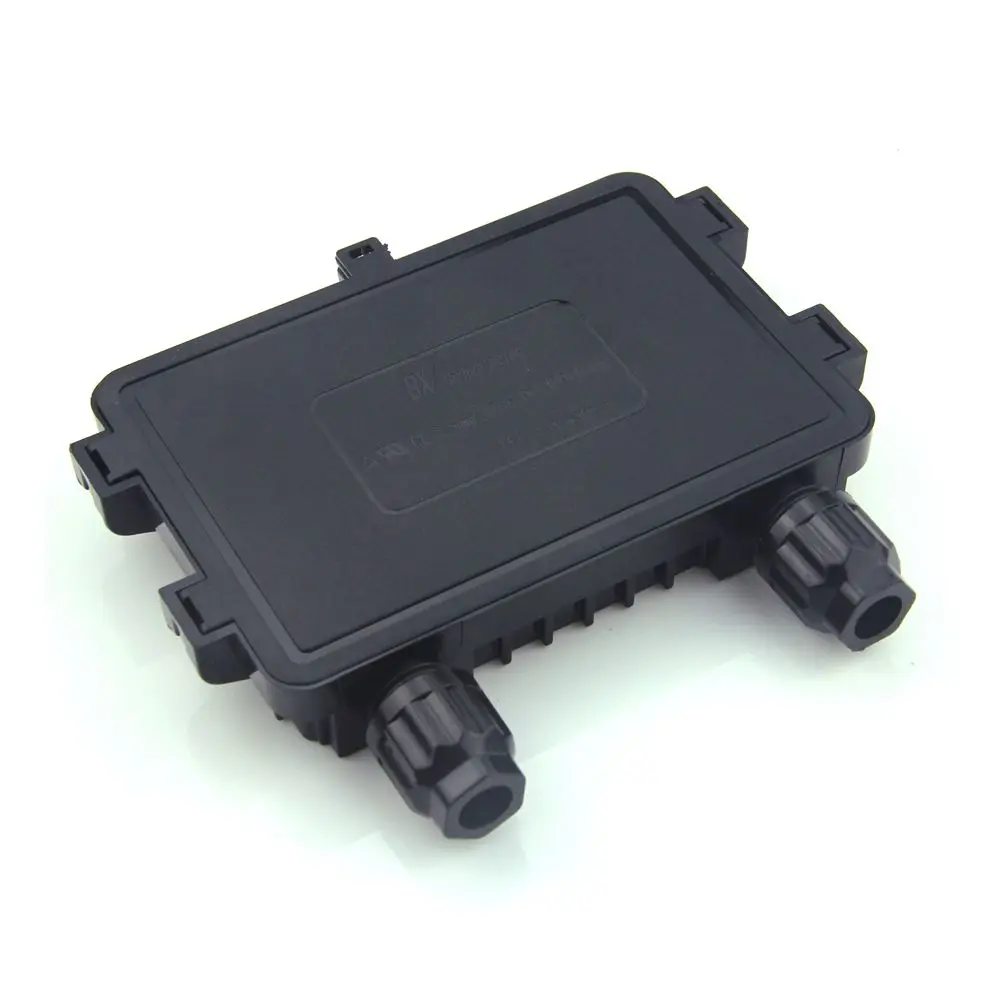 Solar Panel Connector Cable 1 Pcs 100W-180W IP65 Electrical PV Solar Panel Junction Box Waterproof Solar Cable Connecting Box For Wire Connection