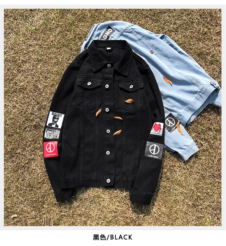 

New Denim Cowboy Slim Fit Bomber fashion Jackets Men Top Quality brand Jacket Men's Hip Hop Print discount Coats plus 5XL