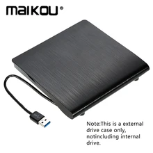 Maikou 9,5 мм DVD/CD-ROM RW чехол для dvd-плеера корпус USB 3,0 SATA внешний портативный корпус для DVD для Macbook ПК ноутбука