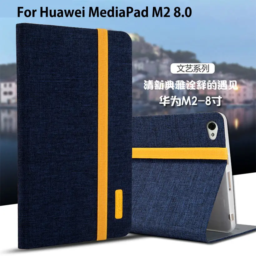 Силиконовый чехол из искусственной кожи чехол для huawei MediaPad M2 8,0 M2-801W M2-802L M2-803L 801L Чехол Smart Sleep Wake чехол таблетка подставка Funda