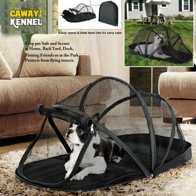 CAWAYI KENNEL Solid Ployester Breathable Detachable Outdoor Travel