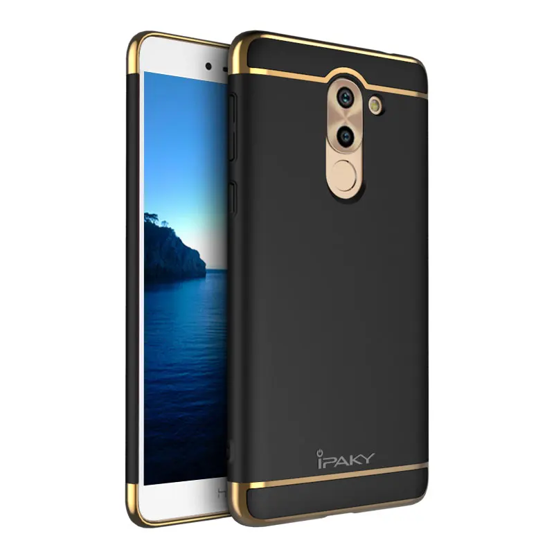 Амортизация IPAKY Гибрид Мобильного Телефона Case Для Huawei Honor 6X Гальванических Рамки