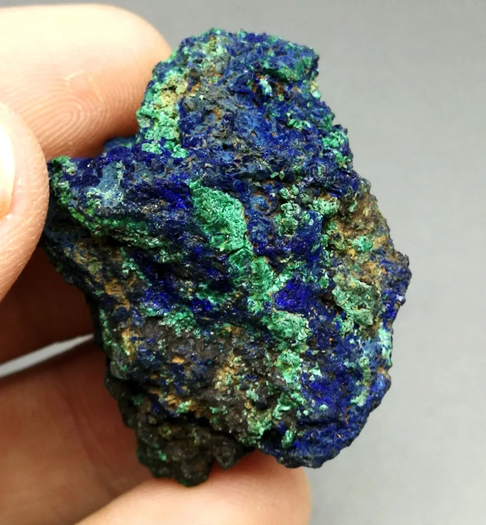 26g Natural stone and crystal azurite / malachite symbiotic mineral healing crystals Collection ornamental | Дом и сад