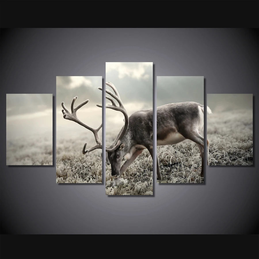 

5 Panel Canvas Painting modern home decorative Printed Painting on canvasl Wall art Framed Art HG-1011
